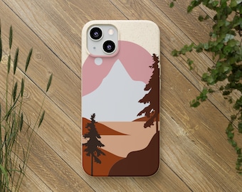 Coque biodégradable pour iPhone : coque de téléphone végétalienne et compostable