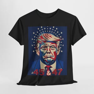 Trump Mugshot Unisex Heavy Cotton Tshirt