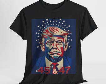 Trump Mugshot Unisex Heavy Cotton Tshirt