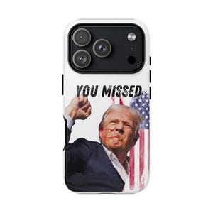 Du missade, patriotiskt flaggfodral för mobilen