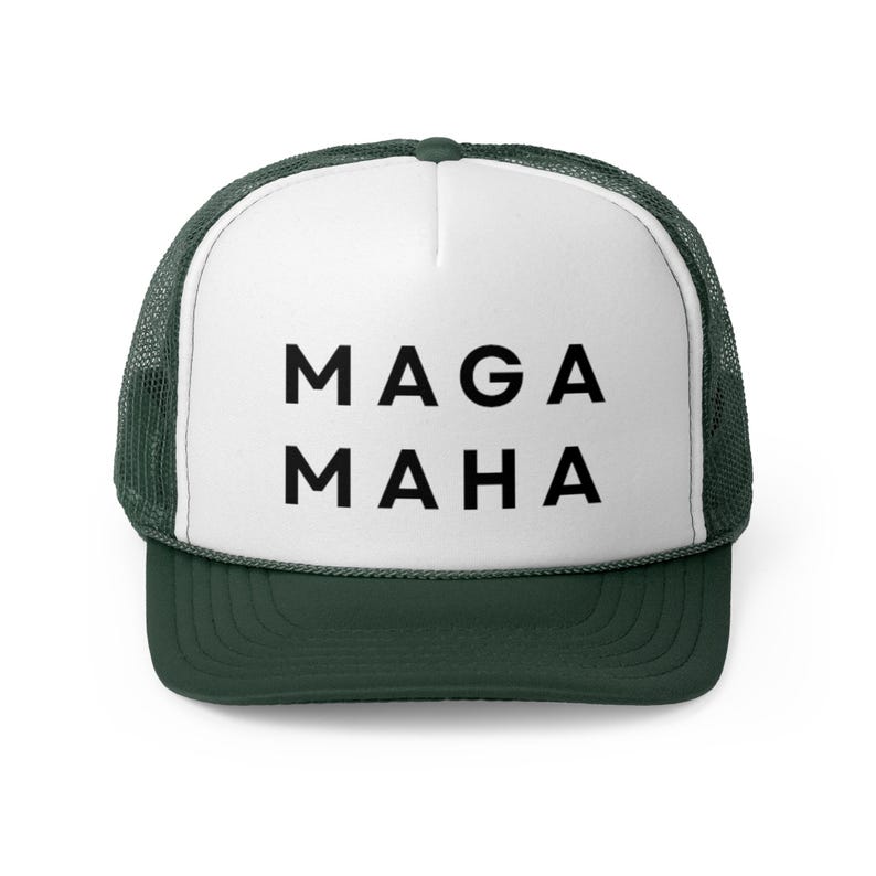 Donald Trump 2024 Trucker Cap: MAGA MAHA Political Hat image 7