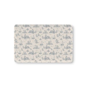 Harbor Toile Baby Fitted Crib Sheet | Mini & Regular Crib Sizes