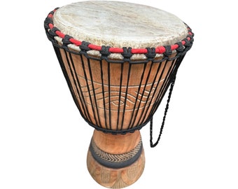 ジャンベドラム - ガーナ - 13インチ - - Etsy 日本