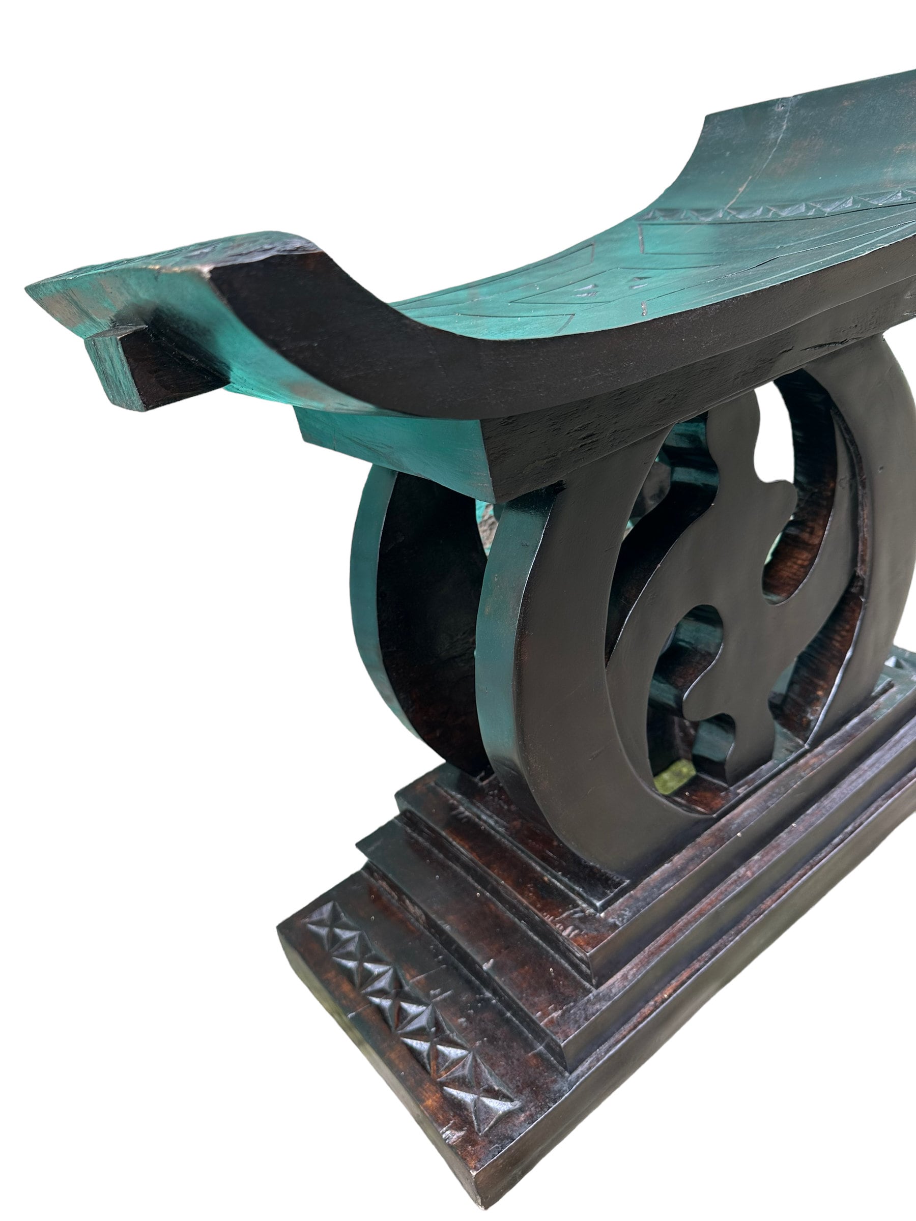 Ashanti Stool, Ghana Royalty Throne, Wooden Vintage Tabouret, Rare King