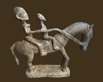 マリ ドゴン族 木製オブジェ馬 マリ ドゴン族 木製オブジェ馬