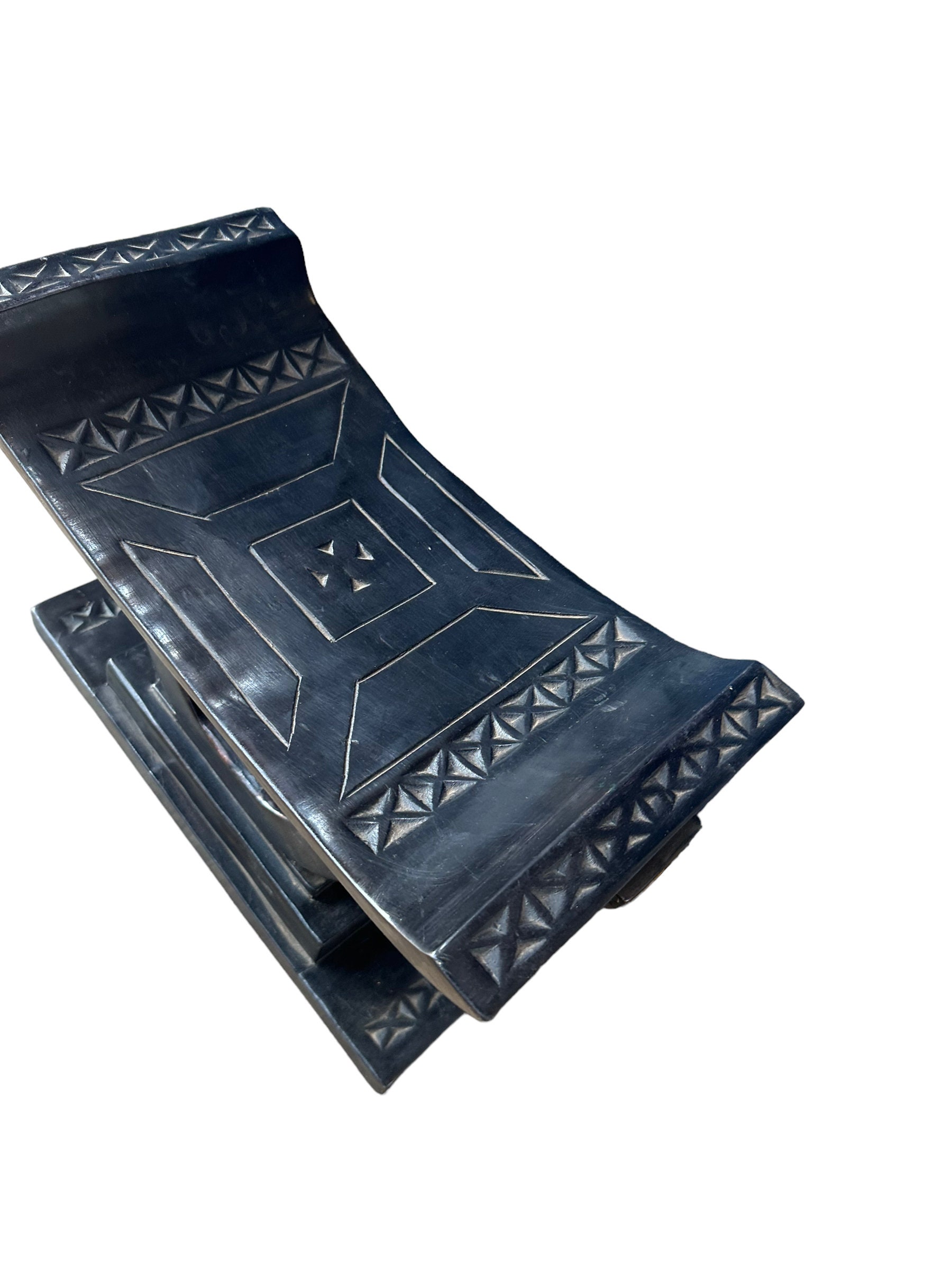 Ashanti Stool, Ghana Royalty Throne, Wooden Vintage Tabouret, Rare King