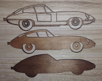 Jaguar Type e - Wall decor - DXF laser cut file - SVG plasma, cricut, CNC