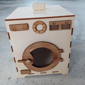 Box für Waschmittelkapseln für die Waschmaschine - DXF-SVG-Datei zum Laserschneiden