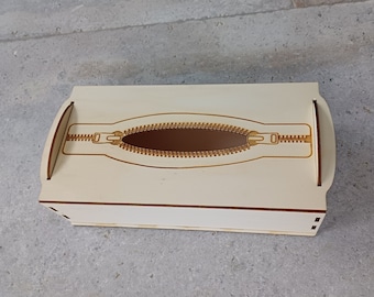 Zip Tissue Box - DXF-SVG Laser Cutting File
