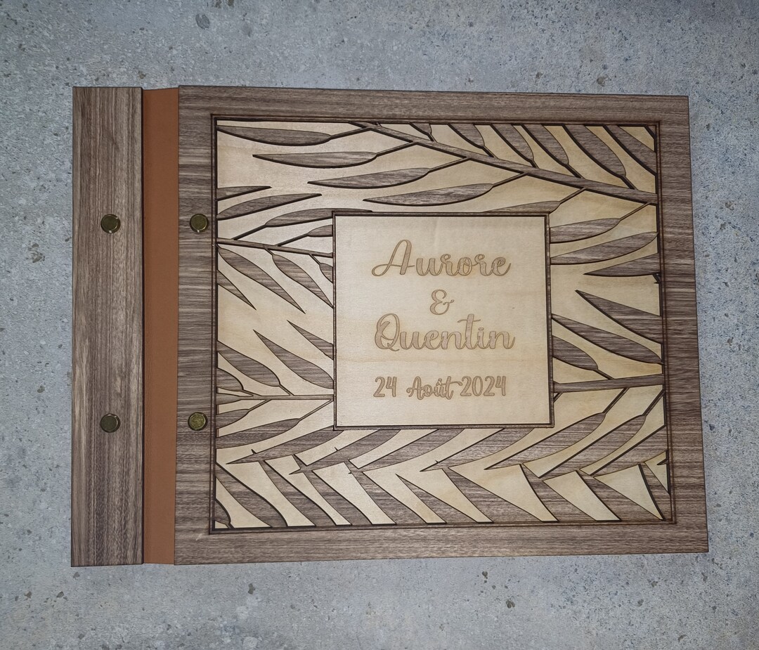 Wedding Guest Book - DXF-SVG Laser Cutting File - Etsy