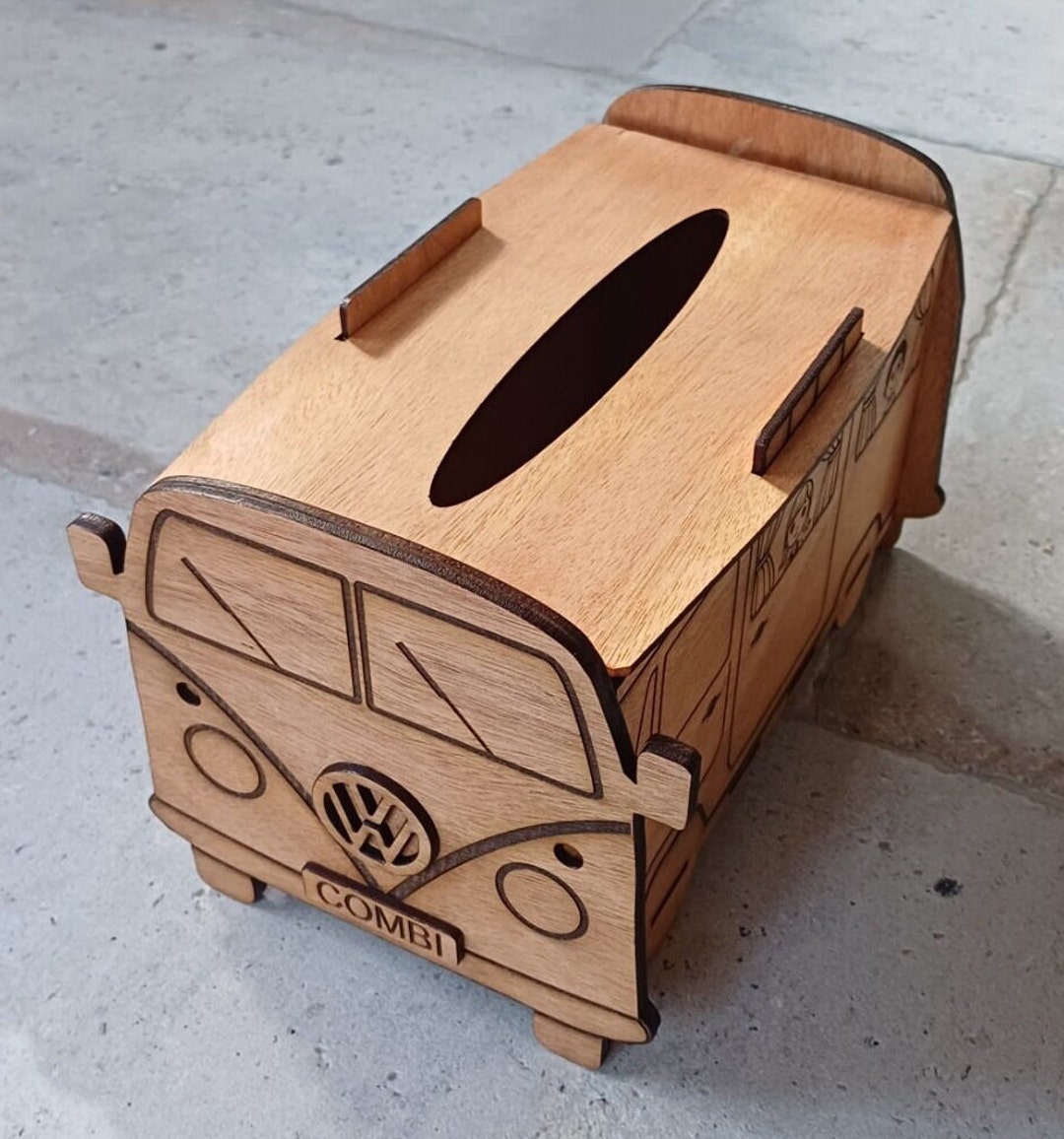 Van Combi Volkswagen Vintage Vw Digital File Tissue Box Tissue Box for