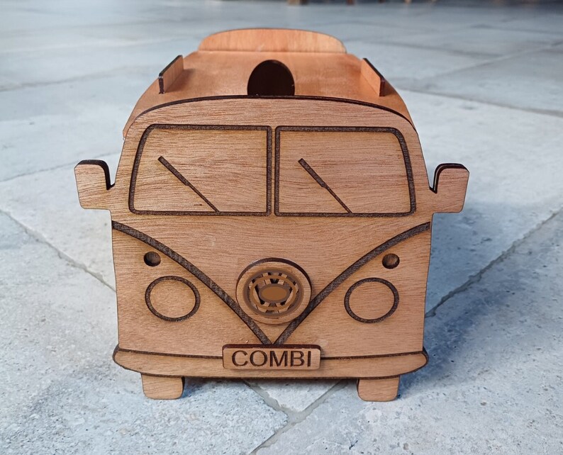 Vintage Van Camper Van Tissue Box DXFSVG Laser Cutting File Etsy UK