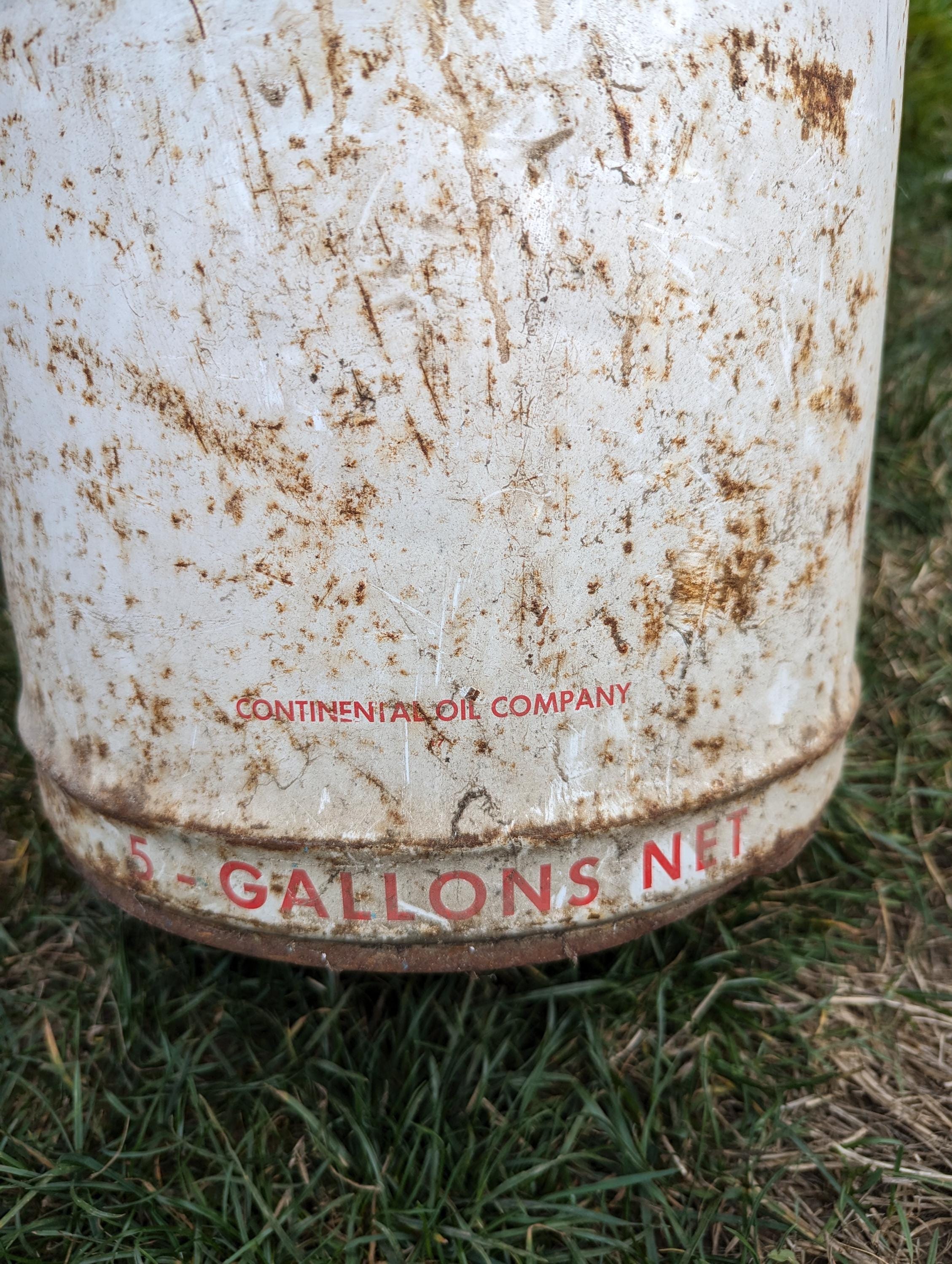 Vintage Conoco 5 Gallon Gas/oil Can - Etsy