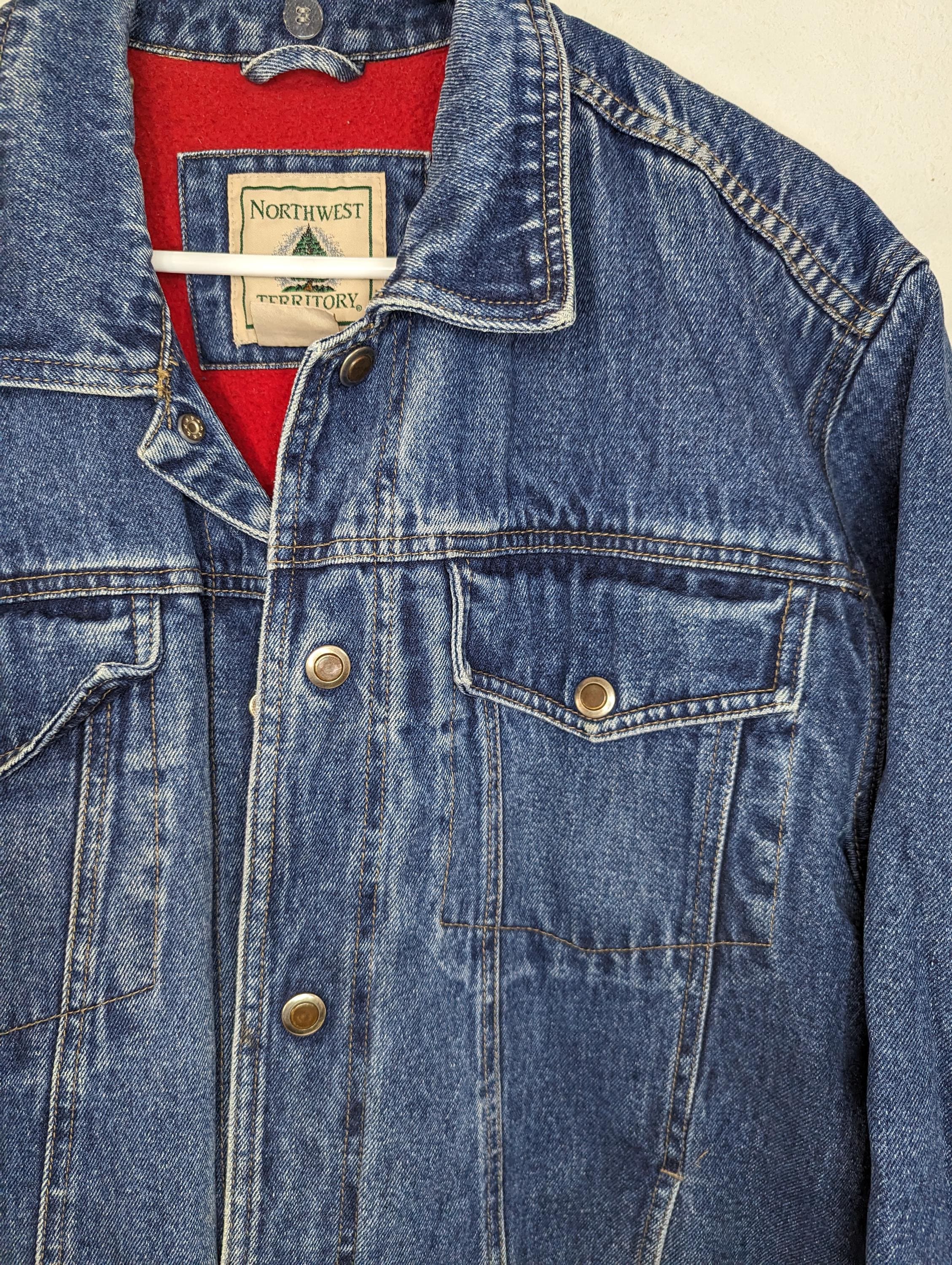 Vintage Northwest Territory Lined Denim Jacket Men's Size M - Etsy