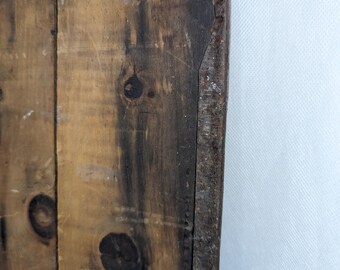 Antique Wabash Mahogany Wabash Screen Door Co. Wood Stove Board - Etsy