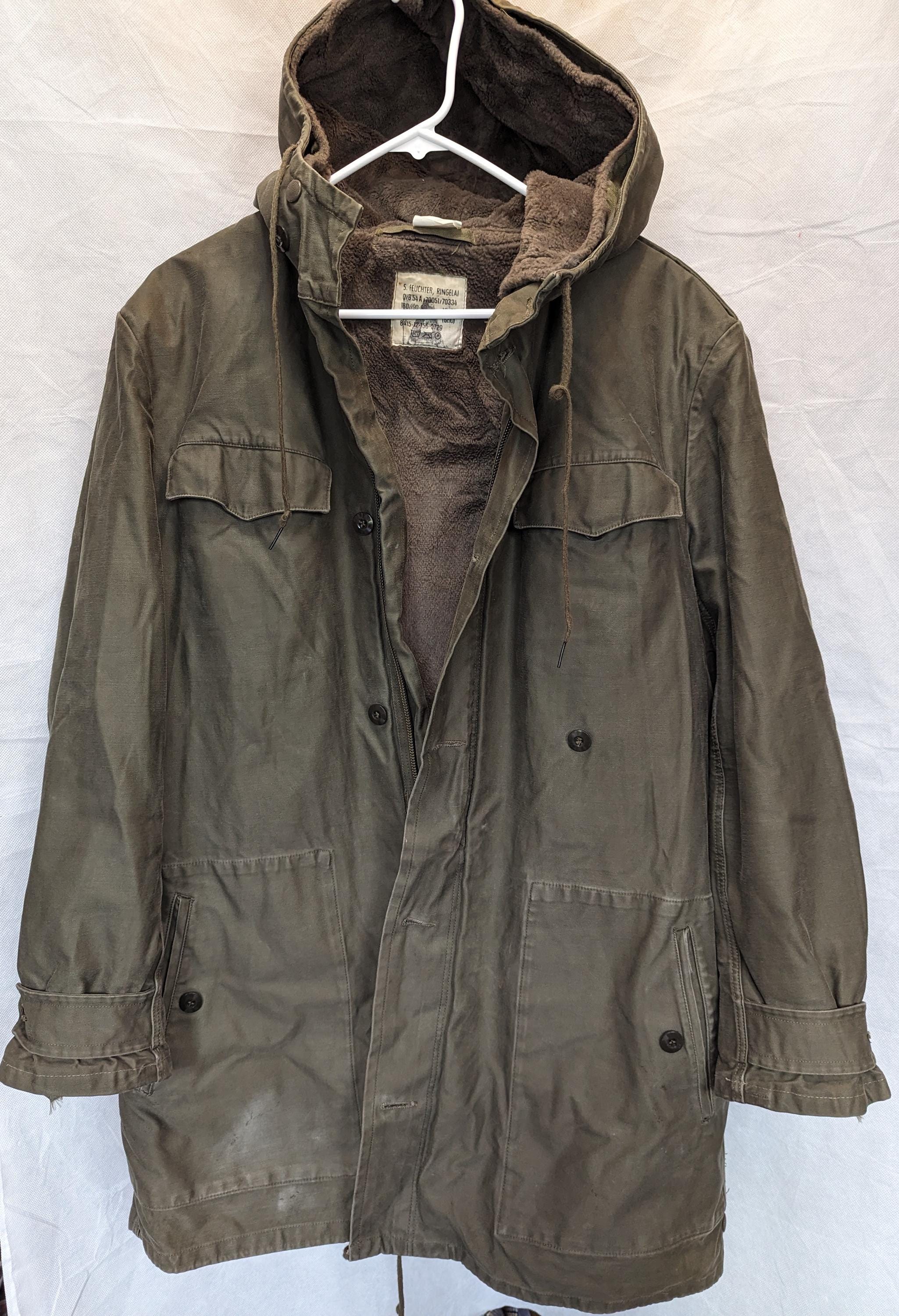 Vintage 80s Germany Armyfeuchter Ringelai Military Winter Parka