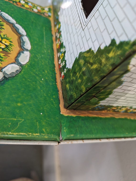 Vintage Marx Tin Litho Dollhouse W/carport - Etsy
