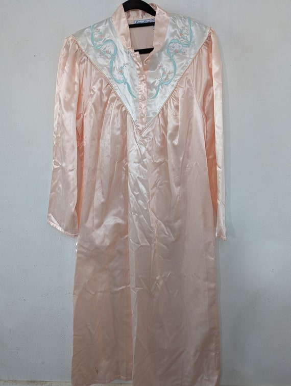 Vintage Sugar Plum Night Gown - image 1
