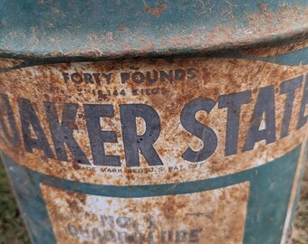 Vintage Quaker State 5 Gal. Gas Can - Etsy