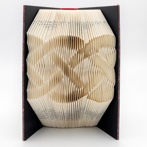 Celtic Knot Book Sculpture (completed).  Celtic Knot is a symbol of eternal love, as it has no beginning and no end.