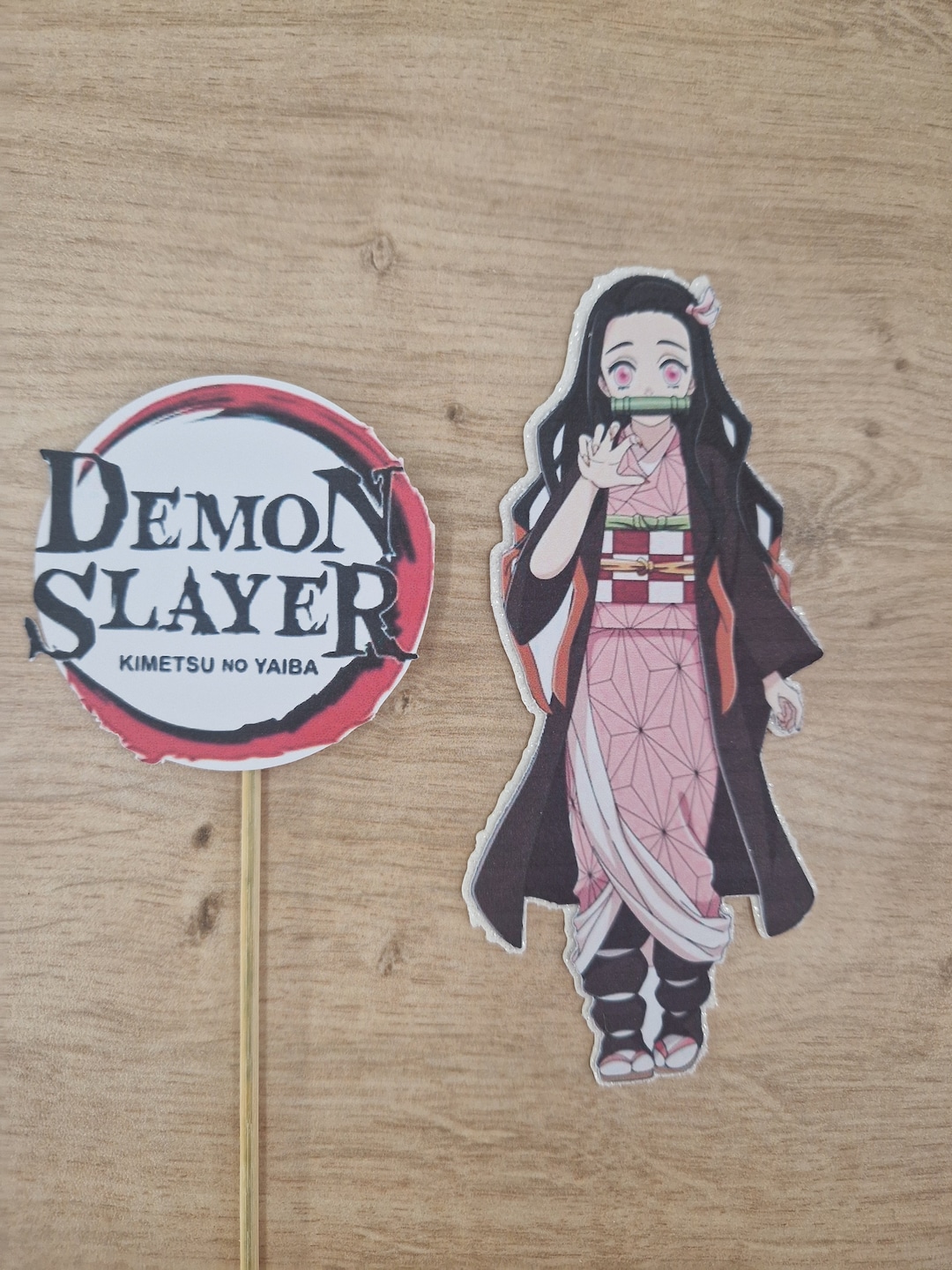 Demon Slayer Cake Topper - Etsy UK