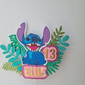 Lilo and Stitch Cake Topper Personalised