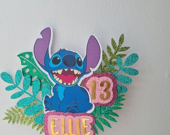 Lilo and Stitch Cake Topper Personalised