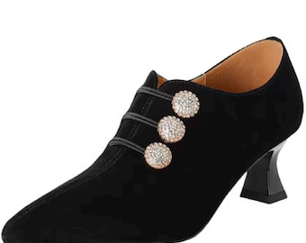 Edwardian leather shoes Titanic 1910s