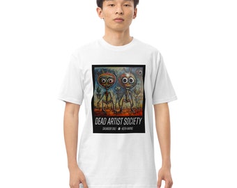 T-shirt Dead Artists Society AI Collab with Salvador Dalí X Keith Haring - Heavyweight cotton