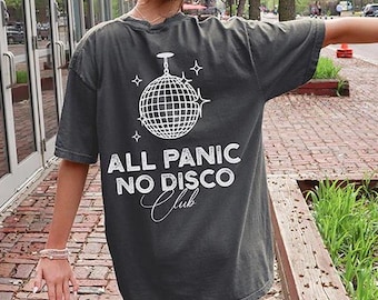 All Panic No Disco Comfort Colors® Pop Punk Shirt Emo Tee Elder Emo Shirt Emo Shirt It Was Never A Phase Tshirt Emo Clothing Emo Clothes