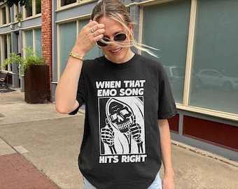 Emo Tee Elder Emo Club Shirt Comfort Colors® Pop Punk Shirt Elder Emo Shirt Emo Shirt It Was Never A Phase Tshirt Emo Clothing Emo Clothes