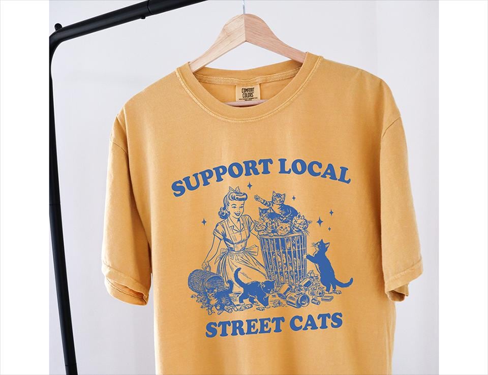 Support Your Local Street Cats Comfort Colors® Shirt Support Local