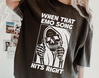 Emo Tee Elder Emo Club Shirt Comfort Colors® Pop Punk Shirt Elder Emo Shirt Emo Shirt It Was Never A Phase Tshirt Emo Clothing Emo Clothes