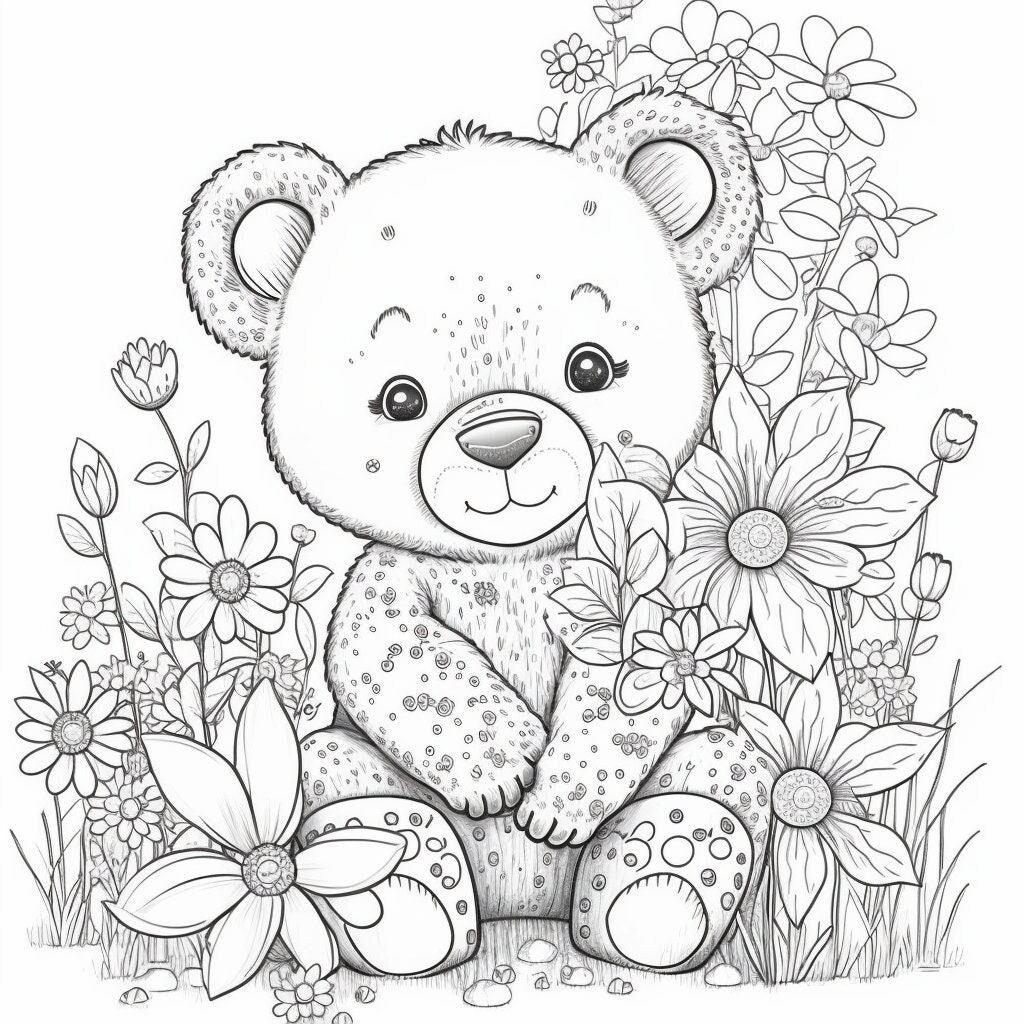 Cute Stuff Color By Number: Big and Easy Coloring Book with Animals,  Flowers, Foods, and More for Kids Ages 4-8