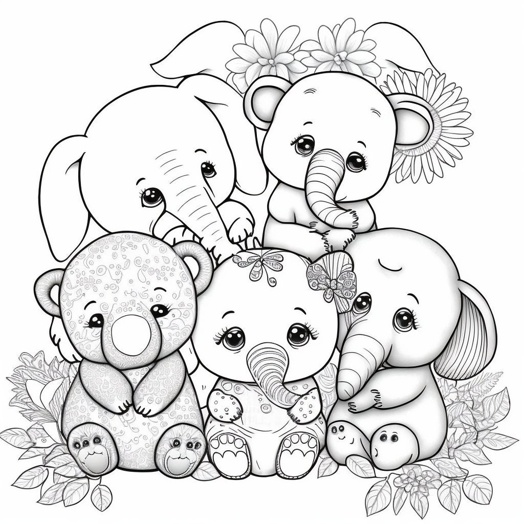 Animal Coloring Pages for Kids, Coloring Pages, Printable, Animals ...