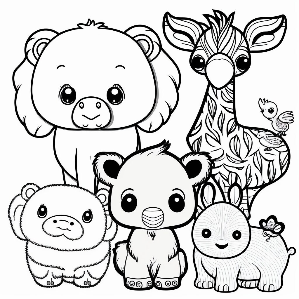 Animal Coloring Pages For Kids Coloring Pages Printable Animals Animal Coloring Pages For Kids Coloring Pages Printable Animals