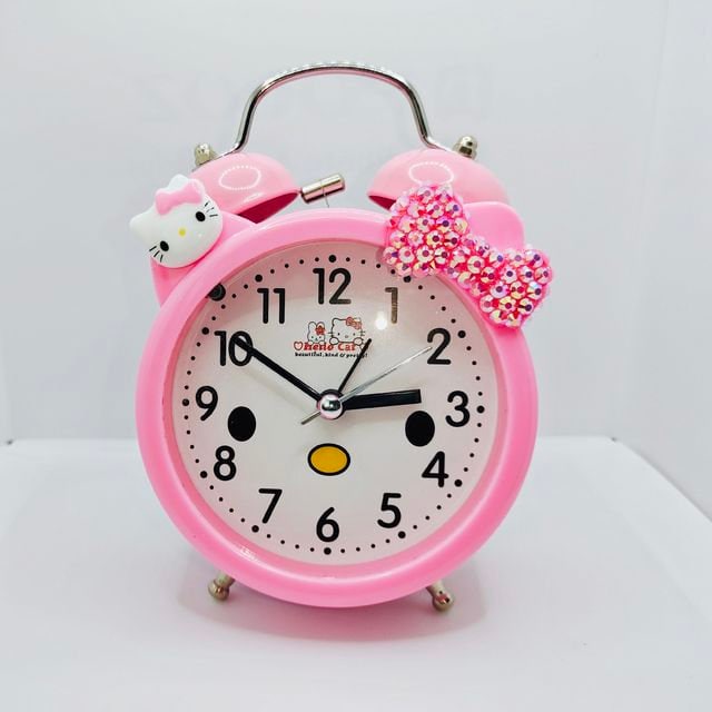 Hello Kitty Alarm Clock Kids Alarm Clock Table Alarm Clock Etsy