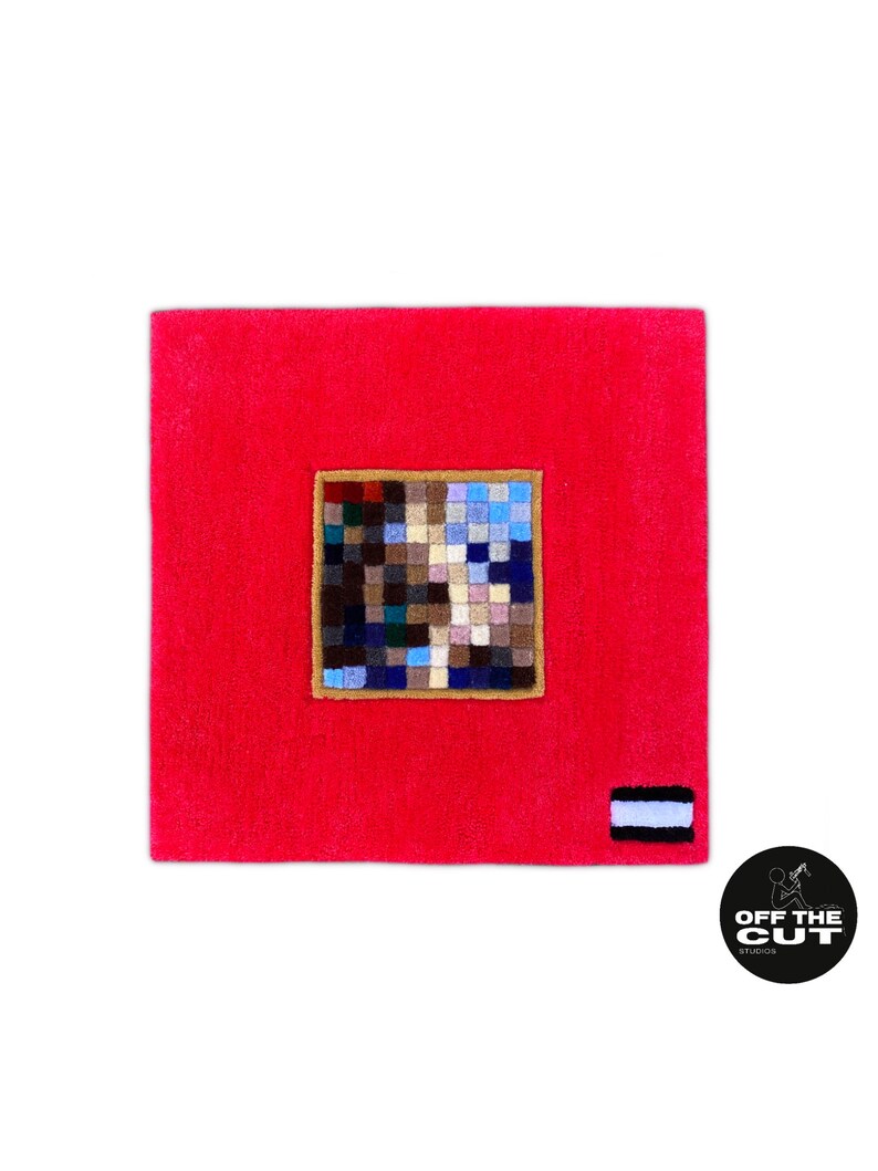 Kanye West Rug L MBDTF Album Cover L 60x60cm L Made to Order Square Rug ...