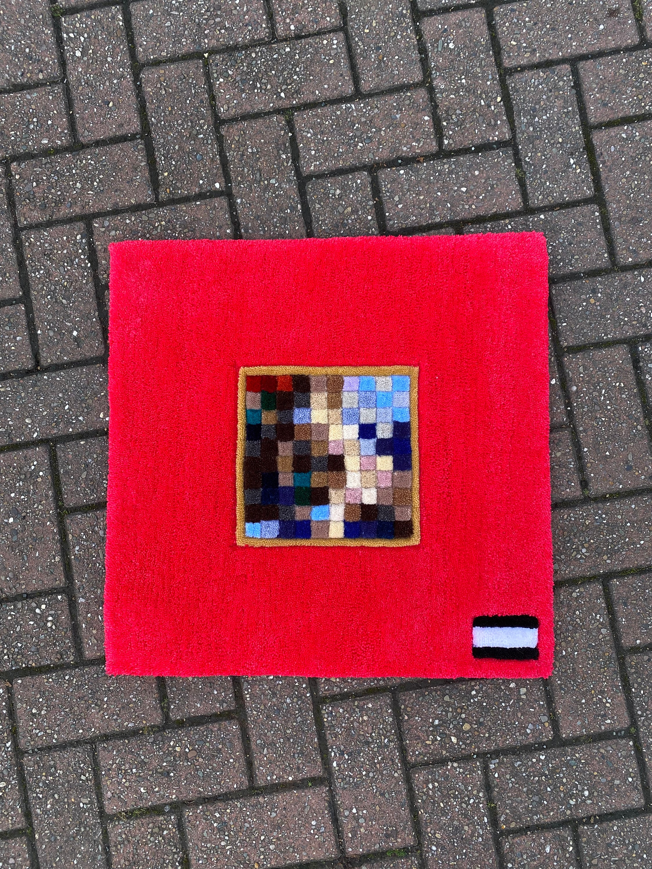 Kanye West Rug L MBDTF Album Cover L 60x60cm L Made to Order Square Rug ...