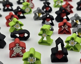 Hollow Carcassonne Big Box Meeples – Replacement Playing Pieces