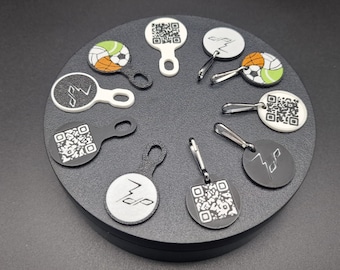 Custom shopping cart tokens - Promotional material (with own logo/QR code)