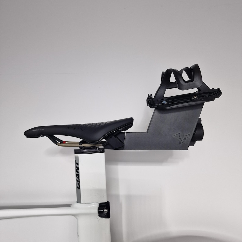 BTS Bottle Cage Holder | Universal saddle mount (Angled, Straight, Direct) | Aero Saddle Bottle Mount | Tri Bike Hydration System Prologo Tri TIROX