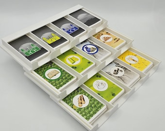 Card Trays for Catan | Cities and Knights | Compact Organizer for Resource and Development Cards