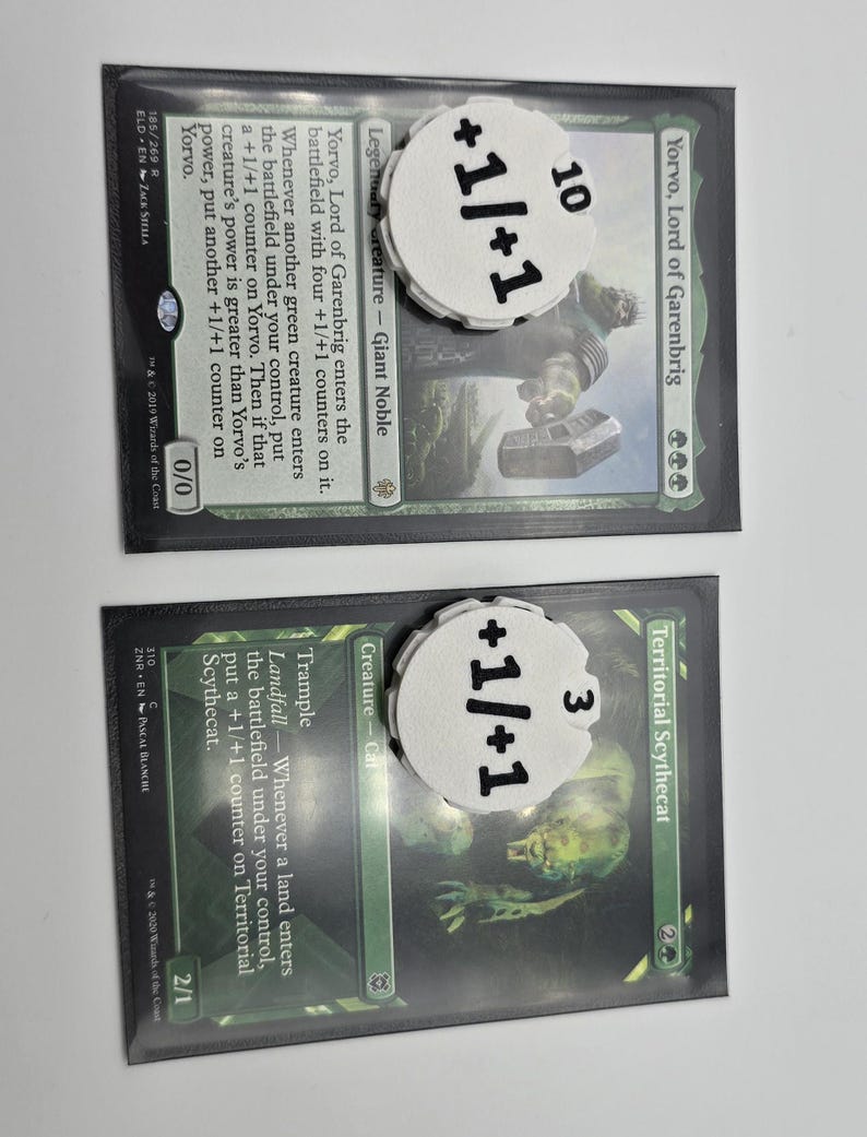 Buff Tracker +1/+1 and -1/-1 Counter & Power/toughness Tracker for Card ...