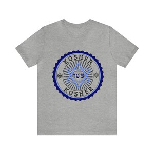 Kosher Short Sleeve Tee Cotton  Classic Unisex Jersey Short Sleeve Tee fits  Classic Soft Cotton T-Shirt for Men and Women