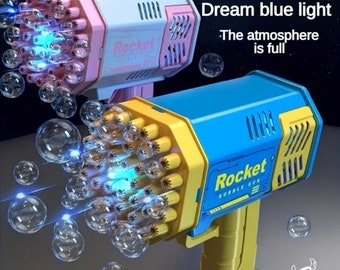 Rocket Launcher Bubble Gun Kid Gun Bubble Electric Toy Gun For Kids - Fun  and Exciting Bubble Blasting Game