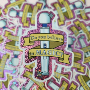 Glittersticker Do You Believe in Magic