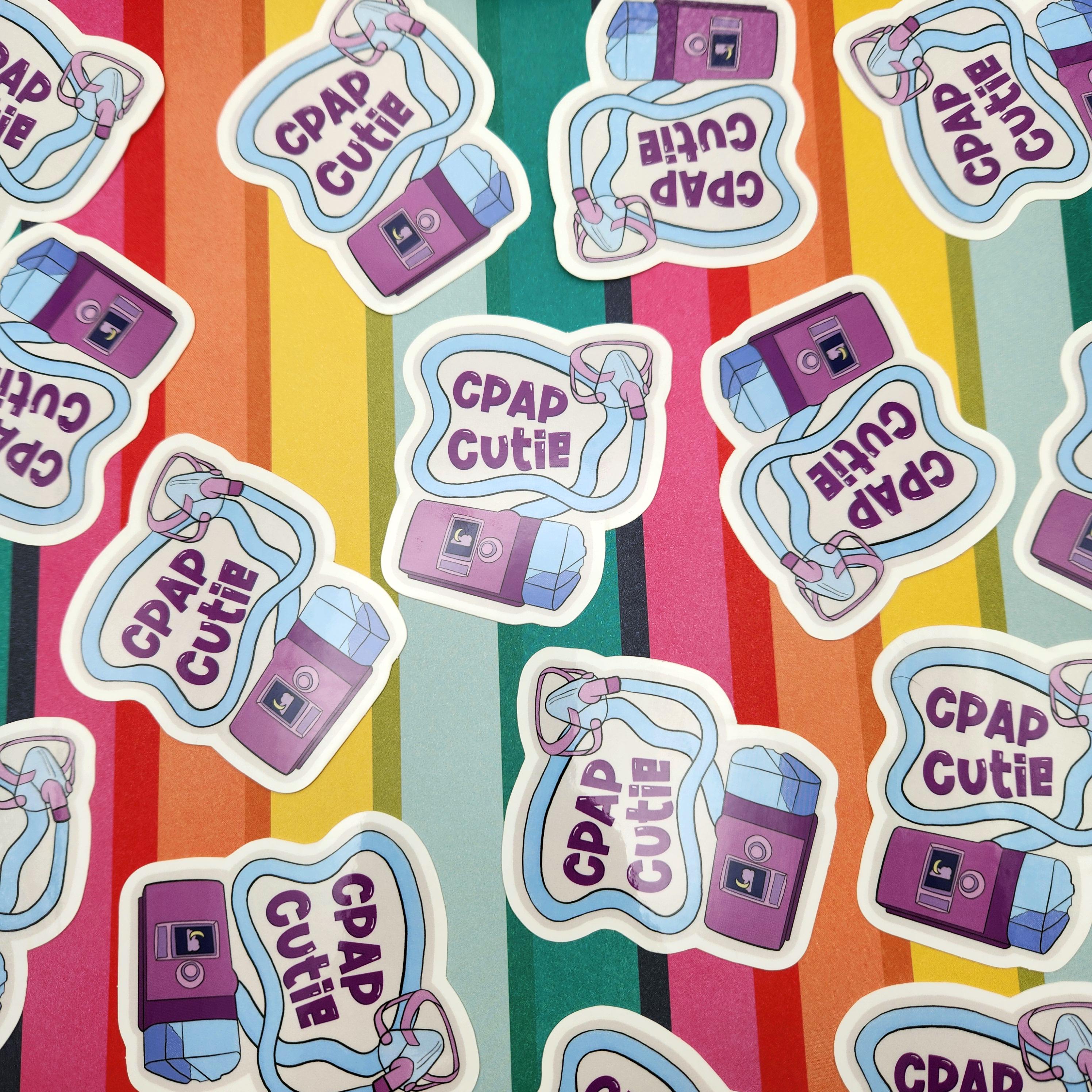 CPAP Cutie Vinyl Sticker - Etsy