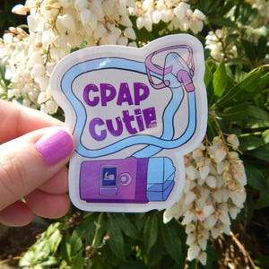 CPAP Cutie vinyl sticker