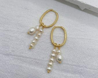 Carabiner Hoop Earrings, Gold Vermeil Freshwater Pearl Earrings, Convertible Pearl Drop Earrings, Square Huggie Hoop Earrings, Mix & Match